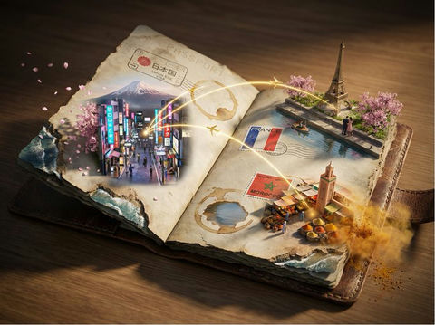 护照幻境冒险地图 效果预览
