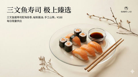 高角度商业美食摄影照片 效果预览