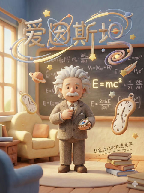 治愈系童话感黏土海报 效果预览