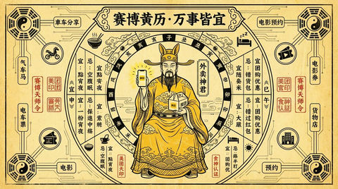 赛博黄历 效果预览