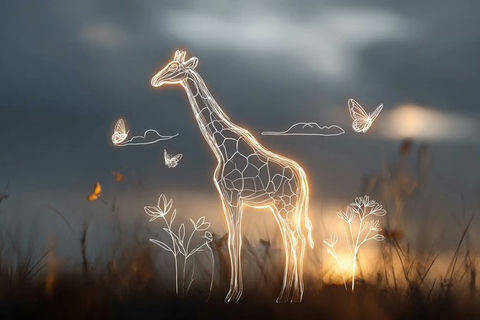 极简儿童绘画风格 效果预览
