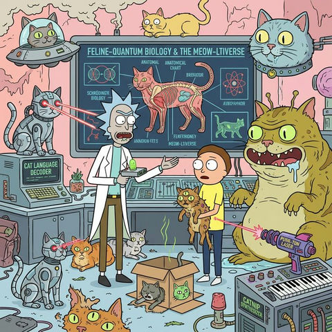 rick and morty画风卡片 效果预览