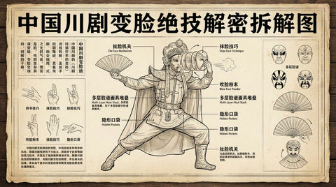 川剧变脸解密拆解图 效果预览