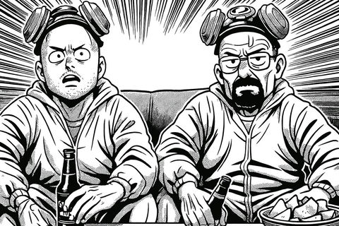 日本搞笑漫画风格插画 效果预览