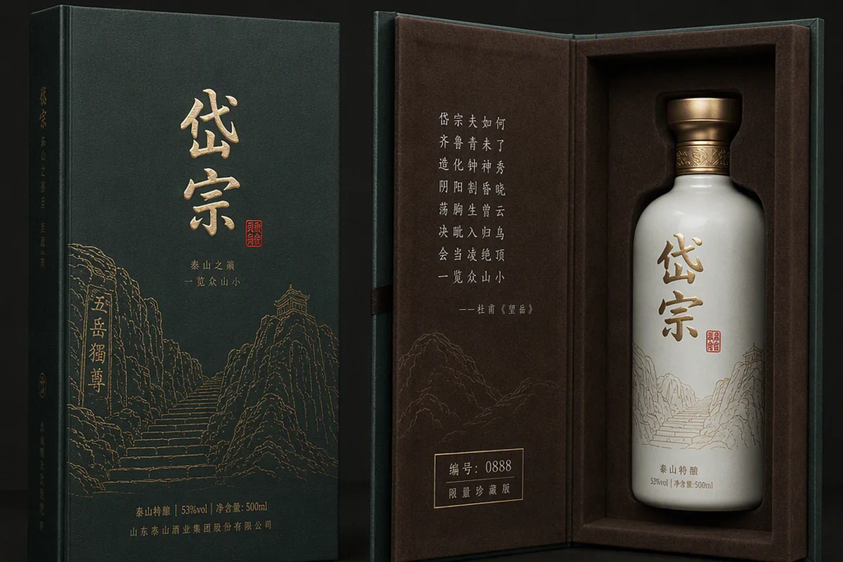 高端白酒礼盒包装 效果预览