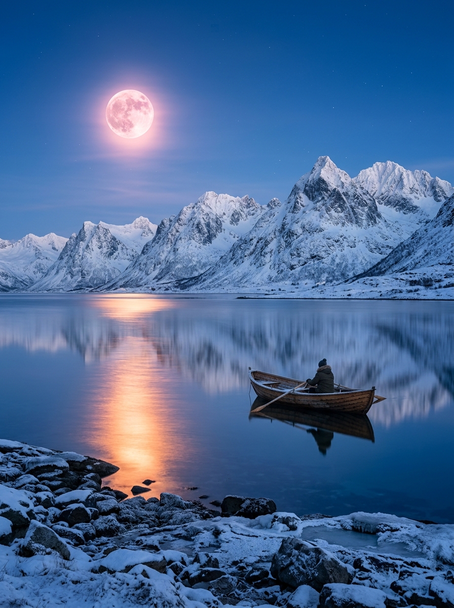 宁静的北极风景 效果预览