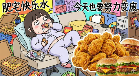 互联网沙雕涂鸦插画