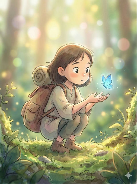 吉卜力风现代动画概念美术