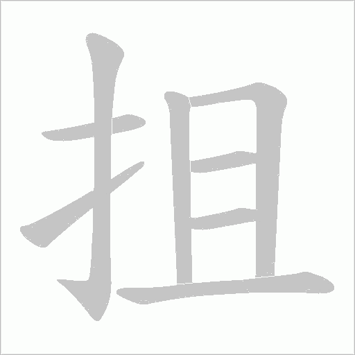 抯的笔顺动画演示